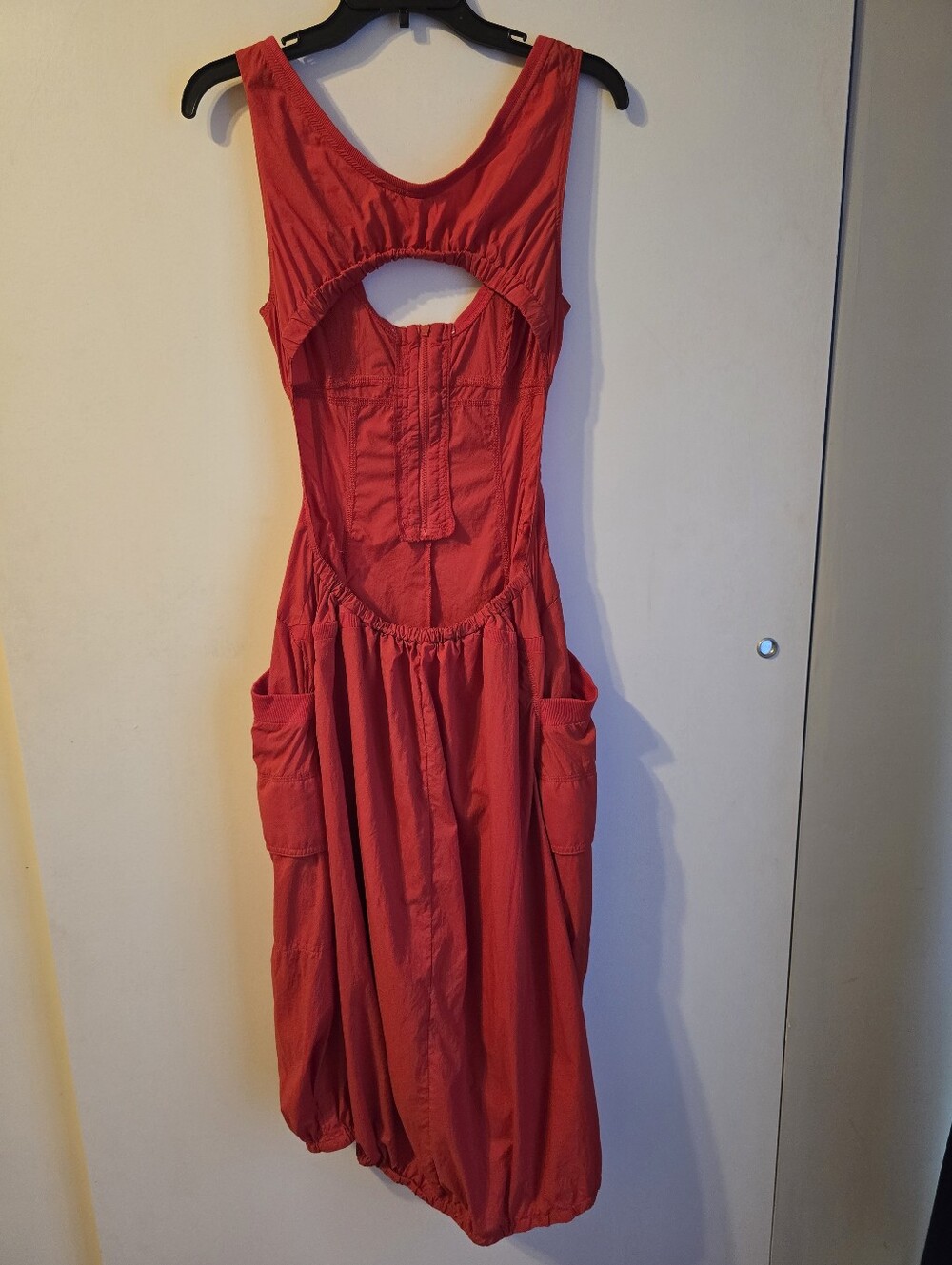 $148 Daily Practice Fastpack Bubble-Hem Midi Dress Size Large - Picture 5 of 11